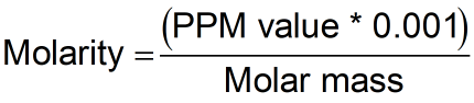 PPM to Molarity Calculator: Quick and Easy Chemistry Tool